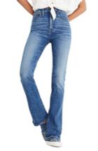 Women's Madewell Skinny Flare Leg Jeans - Blue