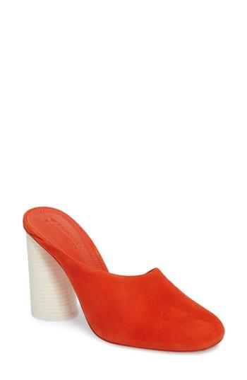 Women's Mercedes Castillo Carlie Asymmetrical Mule M - Red