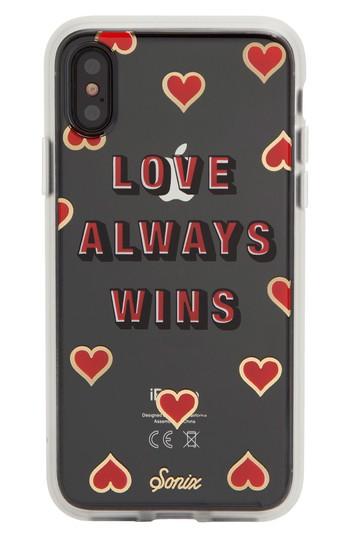 Sonix Love Always Wins Iphone X Case - Red