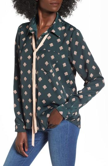 Women's L'academie The Classic Velvet Blouse