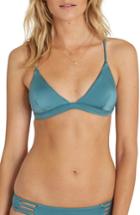 Women's Billabong Sol Searcher Fix Triangle Bikini Top - Blue