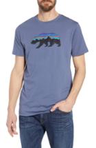 Men's Patagonia Fitz Roy Bear Crewneck T-shirt - Blue