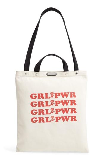 Rebecca Minkoff Girl Power Large Tote - White