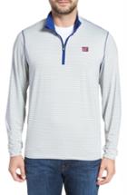 Men's Cutter & Buck Meridian Half Zip Pullover, Size - Blue