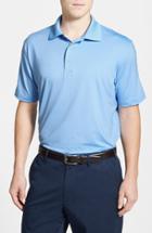Men's Peter Millar Moisture Wicking Stretch Jersey Polo - Blue
