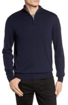 Men's Lacoste Quarter Zip Sweater (s) - Blue