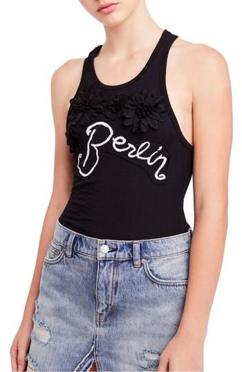 Women's Free People City Love Tank - Black