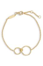 Women's Argento Vivo Double Circles Bracelet