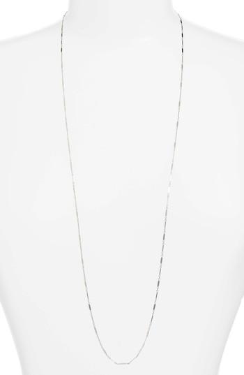 Women's Argento Vivo Mirror Bar Station Necklace