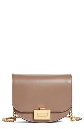 Victoria Beckham Medium Box Leather Shoulder Bag -