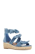 Women's Nine West Allegro Knotted Espadrille Sandal .5 M - Blue