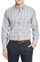 Men's David Donahue Plaid Sport Shirt