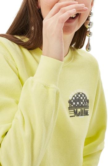 Women's Topshop Malibu Sweat Top