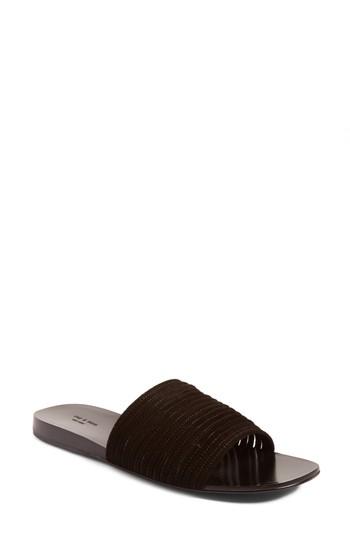 Women's Rag & Bone Cameron Slide Sandal Us / 37eu - Black