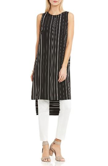 Women's Vince Camuto Stripe Tunic - Black