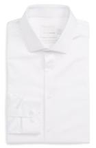 Men's Topman Stretch Cotton Shirt - White