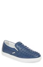 Men's Jimmy Choo Grove Star Embellished Slip-on Sneaker Us / 40eu - Blue