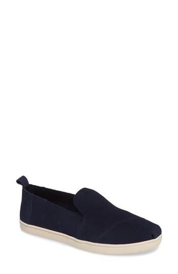 Women's Toms Deconstructed Alpargata Slip-on .5 M - Blue