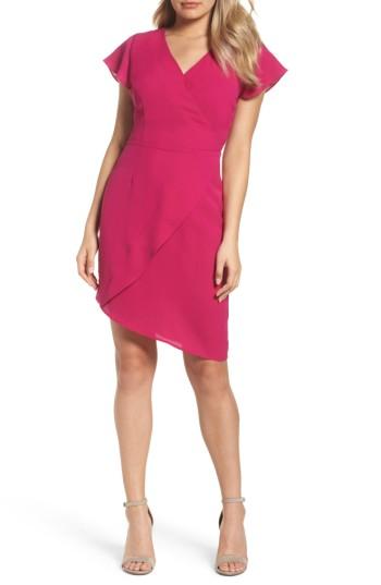 Women's 19 Cooper Crepe Asymmetric Sheath Dress