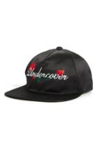 Women's Undercover Rose Embroidered Logo Cap - Black