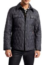Men's Thermoluxe Searcy Heat System Triple Stitch Quilted Jacket, Size - Blue