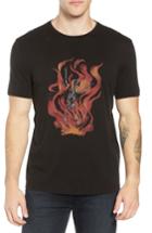 Men's John Varvatos Fire Skeleton Graphic T-shirt - Black