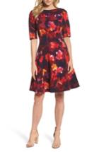 Women's Maggy London Fit & Flare Dress - Red