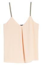 Women's 1.state Embroidered Strap Camisole - Coral