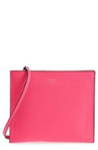 Oad New York Dual Slim Leather Crossbody Clutch - Pink