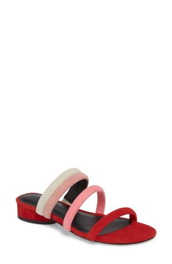 Women's Rebecca Minkoff Kade Strappy Slide Sandal M - Red