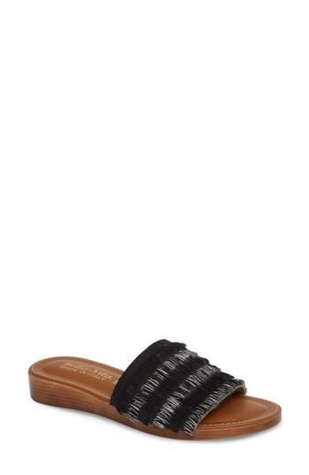 Women's Bella Vita Abi Slide Sandal N - Black