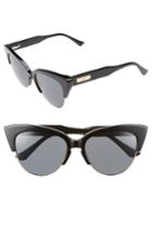 Women's Sonix Dafni 56mm Gradient Cat Eye Sunglasses - Mauve Clear/ Olive
