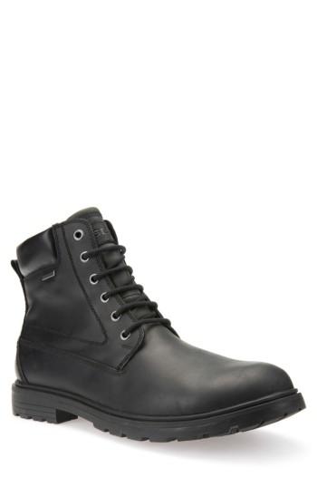 Men's Geox Makim Waterproof Plain Toe Boot Us / 39eu - Black