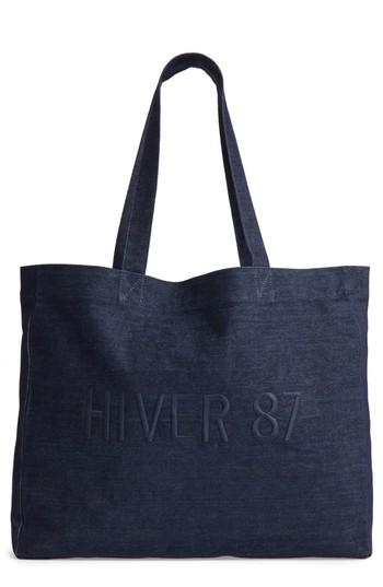 A.p.c. Cabas Hiver 87 Denim Tote -