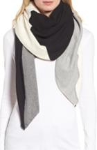 Women's Donni Charm Colorblock Thermal Scarf, Size - White