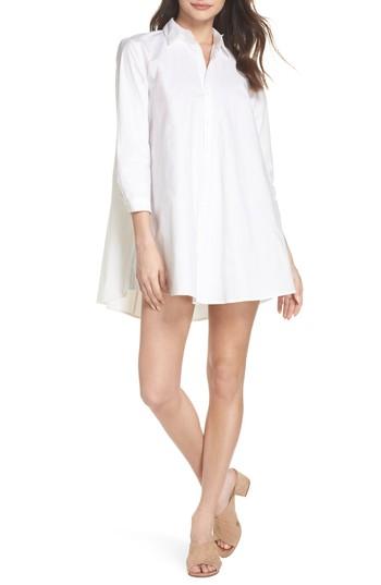 Women's Bb Dakota Colt Cotton Poplin Shirtdress - White