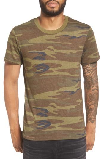 Men's Alternative Print Crewneck T-shirt - Green