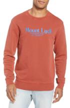 Men's Frame Slim Fit Mount Lyell Graphic Sweatshirt - Red
