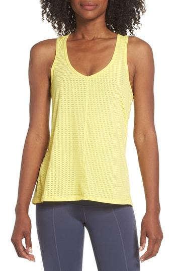 Women's Zella Push It Racerback Tank - Yellow