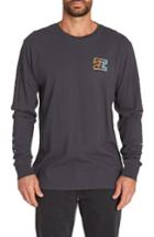 Men's Billabong Oscura Long Sleeve T-shirt - Grey