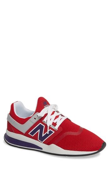 Men's New Balance 247 Sneaker D - Red