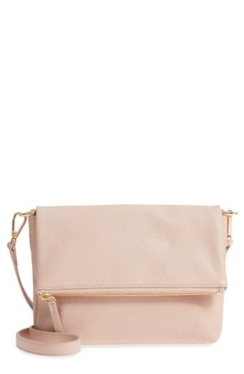 Nordstrom Ava Foldover Crossbody Bag - Pink