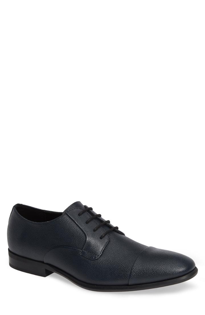 Men's Calvin Klein Langston Cap Toe Derby .5 M - Blue