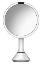 Simplehuman Eight Inch Sensor Mirror With Brightness Control, Size - White