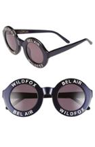 Women's Wildfox 'bel Air' 44mm Sunglasses - Navy Blue/ Grey Solid
