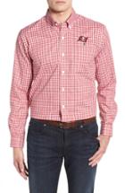 Men's Cutter & Buck League Tampa Bay Buccaneers Fit Shirt, Size Medium - Red