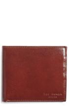 Men's Ted Baker London Twopin Leather Bifold Wallet - Brown