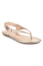 Women's Tory Burch Minnie Travel Thong Sandal .5 M - Metallic