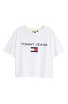 Women's Tommy Jeans Logo Tee - White