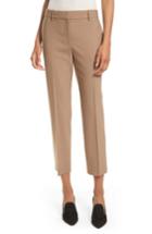 Women's Theory Treeca 2 Betoken Wool Blend Pants - Brown